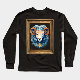 Funny Art Sheep Long Sleeve T-Shirt